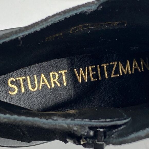 Stuart Weitzman Block Heel Suede Booties size 7 - Picture 11 of 13